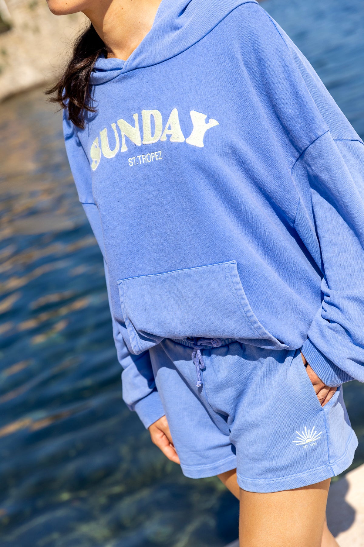 Manama Hoodie Blue