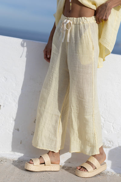 Pantalon Amari Lin Jaune