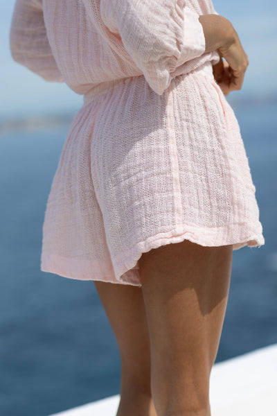 Nina Linen Shorts Prima Rosa