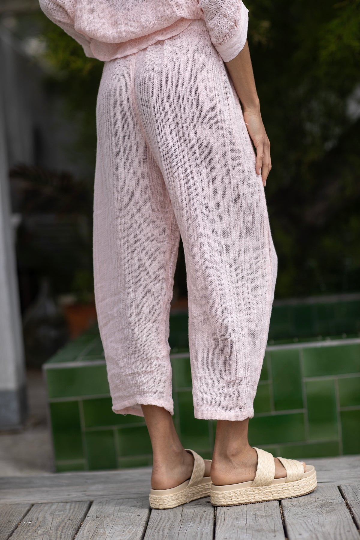 Pantalon Basil Prima Rosa