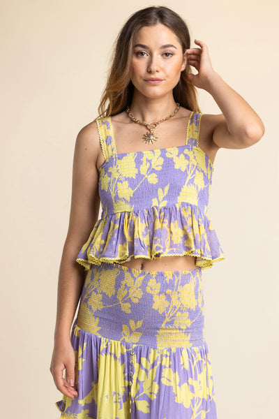 Coco Flower Top Purple