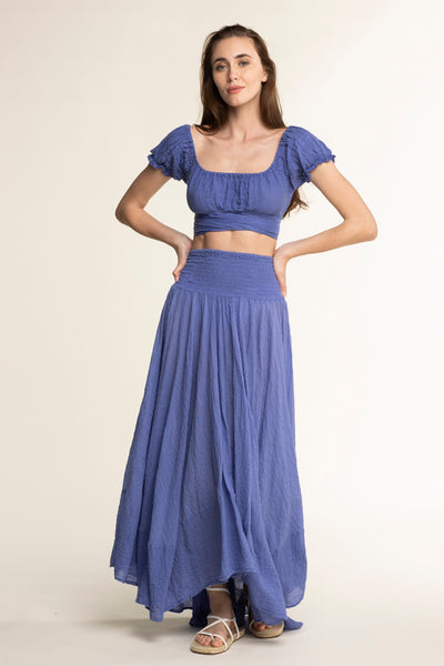 Zelda Cotton Skirt Persian